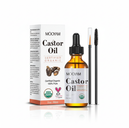 زيت الخروع للرموش والحواجب (60ML) – لتكثيف طبيعي