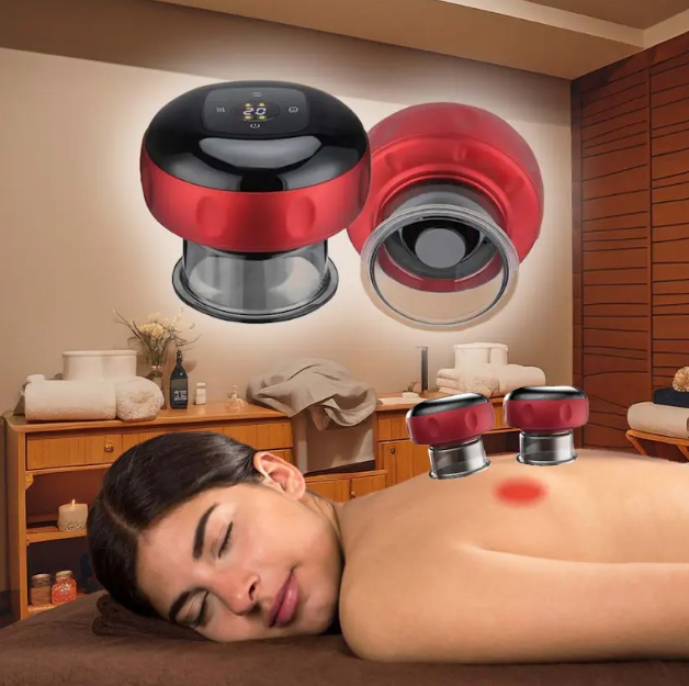 جهاز تدليك cupping الذكي - لتحفيز الدورة الدموية واسترخاء العضلات