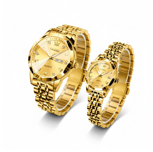 ساعة رجالية ونسائية – تصميم أنيق للجميع