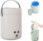 ⁦غسالة كهربائية صغيرة الحجم ، لغسل الجوارب الملابس الداخلية ، سهل الاستخدام وسريع ، 5 لتر ، شاحن⁩ - الصورة ⁦2⁩