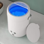 ⁦غسالة كهربائية صغيرة الحجم ، لغسل الجوارب الملابس الداخلية ، سهل الاستخدام وسريع ، 5 لتر ، شاحن⁩ - الصورة ⁦4⁩