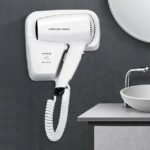 مجفف شعر جداري للاستخدام المنزلي - بقوة هواء عالية لتجفيف سريع وفعّال، تصميم عملي وأنيق يناسب جميع الحمامات، يوفر لك تجربة تصفيف مثالية - Image 2