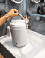 غسالة كهربائية صغيرة الحجم ، لغسل الجوارب الملابس الداخلية ، سهل الاستخدام وسريع ، 5 لتر ، شاحن - Image 2