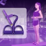 حزام مقاومة مع دواسة للتمارين الرياضية - أداة فعالة للتمارين المنزلية - Image 3