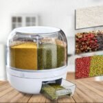 علبة تخزين دوارة للحبوب 360 درجة - لتوفير المساحة والحفاظ على الطعم - Image 2